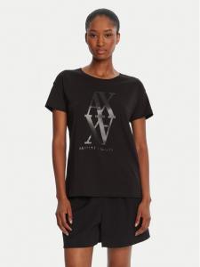 Футболка regular fit XW001373 AF10356 UC001 Armani Exchange, чёрный