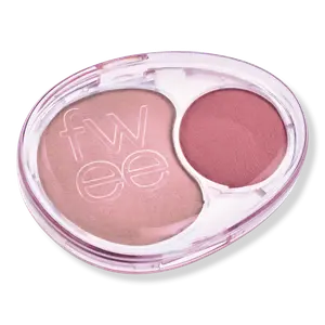 Нежные двойные румяна fwee, MV01 NO MORE CUPID (ash pink & muted pink)