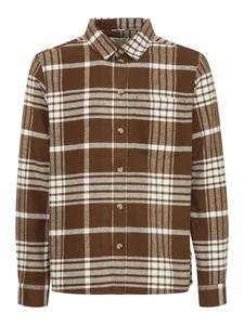 Рубашка обычного кроя на пуговицах !Solid Nab, темно-коричневый