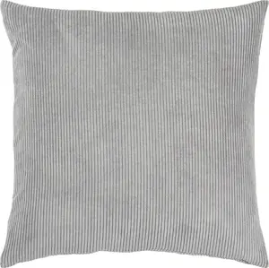 Наволочка для подушки, повседневная, светло-серая, 50 х 50 см, классическая pad