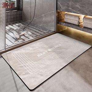 Dajiang Ковер 40х60 см для ванной, впитывающий, быстросохнущий, нескользящий, Hair-Friendly