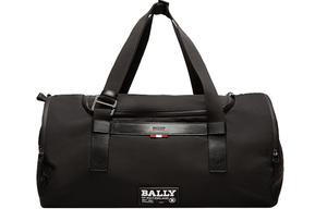 Нейлоновая тканевая наплечная сумка, повседневная дорожная сумка для мужчин черный BALLY