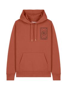 Толстовка Watapparel Tarot The Weel, светло-коричневый