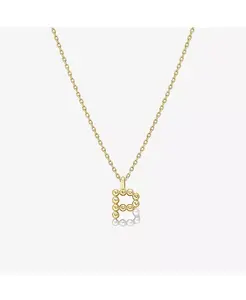 Ожерелье с инициалами из культивированного жемчуга Bearfruit Jewelry, b