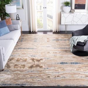 Ковер SAFAVIEH, 183 x 275 см, Tibetan Collection, Saguaro, ручная вязка из вискозы, идеален для помещений с высокой проходимостью в гостиной, спальне (TB801W)