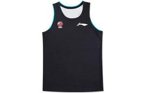 Футболка баскетбольная LiNing CBA Collection мужская черно-серая