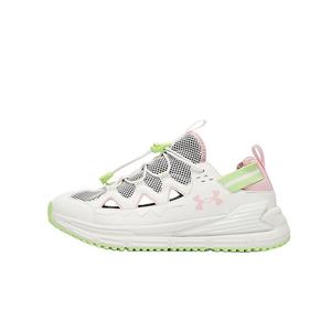 Under Armour Низкие детские уличные кроссовки outdoor collection белый/розовый/зеленый kids