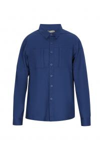 Рубашка на пуговицах классического кроя DreiMaster Vintage, Gentian