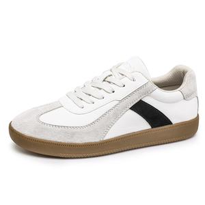 SUPEREDGE Дышащие и нескользящие мужские скейтерские кеды низкие бежевые, цвет Beige