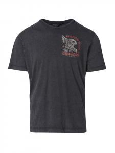 Футболка с короткими рукавами. Черного цвета. KOROSHI