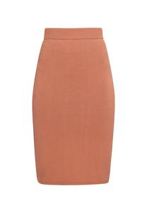 Юбка до колена Usha Strick Midi, бежевый