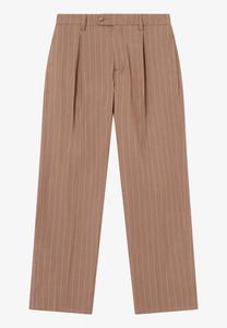 Брюки STRIPED TROUSERS UNISEX BLKVIS, темно-коричневый