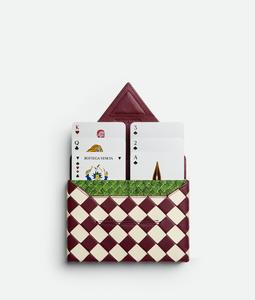 Карты для игры intrecciato BOTTEGA VENETA, бароло/морская соль