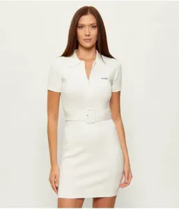 Платье Лорен с поясом Guess Active, экрю