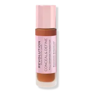 Тональный крем Conceal & Define с полным покрытием Revolution Beauty, F16 (for dark skin tones w/ a warm undertone)
