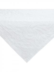 Erwin Müller Жаккардовая скатерть из смесовой хлопчатобумажной ткани «Кадис» белого цвета