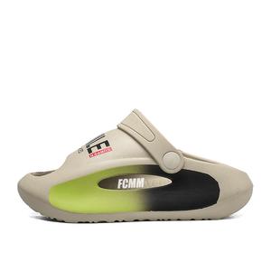 Детские шлепанцы для улицы, нескользящие и дышащие FCMM, хаки