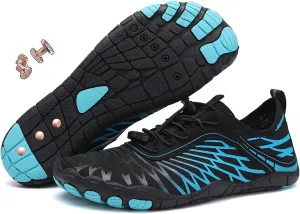 Заземляющая обувь с медью, заземленная обувь для женщин и мужчин, походная обувь для босых ног, водонепроницаемая и противоскользящая Generic, синий