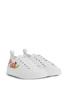 Кроссовки на шнуровке Dsquared2 Kids, белый