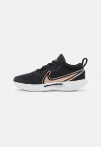 Теннисные кроссовки zoom court pro для грунтовых кортов Nike Performance, Black/Metallic Red Bronze/White