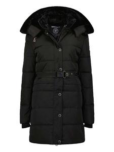 Geographical Norway Стеганое пальто «Беттино» черного цвета