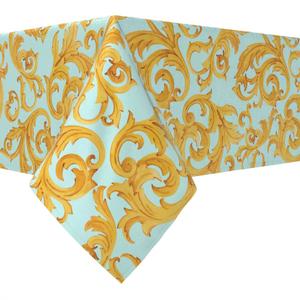 Прямоугольная скатерть, 100 % хлопок, 60х104 дюйма, цветочный 156