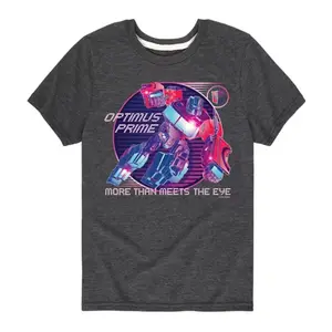 Футболка с изображением трансформеров для мальчиков 8-20 лет, которая выглядит больше, чем кажется на первый взгляд Licensed Character, серый