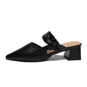 Женские сандалии с закрытым носком, устойчивые к запахам ZHR, Black