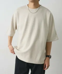 Футболка-полох с рукавами «летучая мышь» из синтетической замши (подходит для комплектов) Colony 2139, цвет Ivory