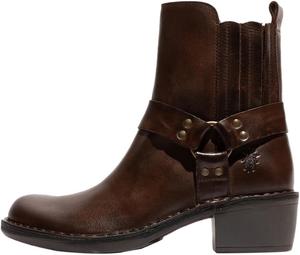 Женские модные ботинки FLY London Mebi123fly, Dk Brown