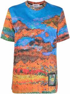 AMBUSH футболка с графичным принтом, синий