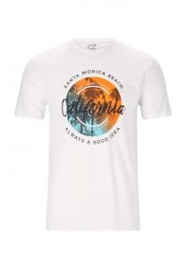 Футболка Эдмунд с классным принтом Cruz, белый