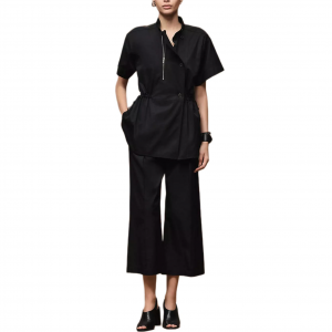 HERMES Футболка Women's Black Turtleneck Moderate