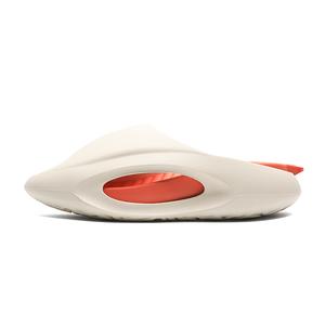 Скользостойкие антибактериальные износостойкие шлепанцы EVA Unisex OUBT, бело-розовые