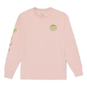 Футболка growth garden long sleeve t-shirt 'pink' Vans, розовый