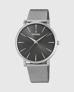 F20475/4 Женские часы Boyfriend из серебряной стали Festina, серебряный
