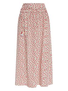 Юбка с цветочным принтом MUNTHE, белый