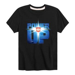 Футболка с рисунком Transformers Power Up для мальчиков 8–20 лет Licensed Character, черный