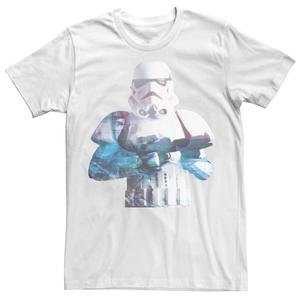 Мужская футболка Stormtrooper двойной экспозиции Star Wars