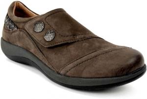 Женские ортопедические туфли с ремешком Aetrex Karina с поддержкой свода стопы, лоферы для женщин- кожаные туфли на плоской подошве, обувь для плантарного фасциита для женщин, Dark Earth