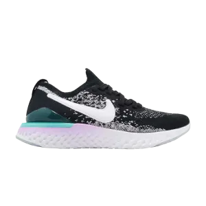 Кроссовки Nike Epic React Flyknit 2 GS 'Bleached Coral', черный