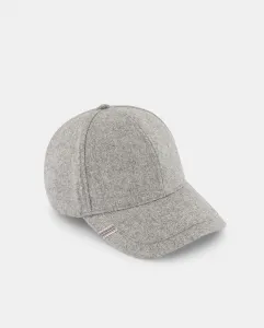 Бейсболка с простым дизайном Tintoretto, светло-серый