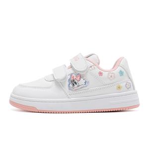 Непромокаемые низкие детские скейтерские кроссовки kids BOBDOG, белый/розовый