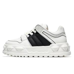 Высокие износостойкие легкие дышащие низкие повседневные кроссовки мужские MOERBAI, белый красный