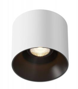 Потолочный светильник Maytoni Decorative Lighting Alfa LED, черный - белый - алюминий - 13 x 11 x 13 см