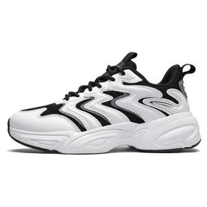 Женские кроссовки на низкой подошве с противоскользящим износостойким покрытием JSWEI, черный белый