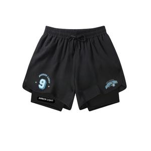 AMBER LIGHT Спортивные шорты унисекс, Темно-зеленый