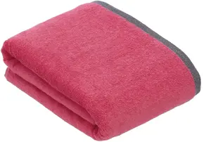 Банное полотенце bugatti "Prato", (1 шт.), однотонное, с крапчатым краем по краю 67х140 см (1 шт.), цвет flamingo