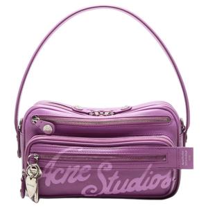 Весенняя коллекция Limited Edition, женская кожаная сумка через плечо с полиэстером и полиуретаном Acne Studios, basic set (bag+dust bag)