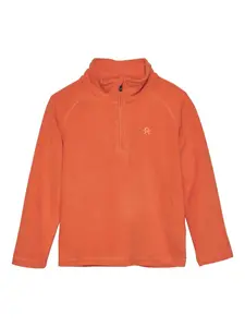 Свитер с вышитым логотипом Color Kids, оранжевый